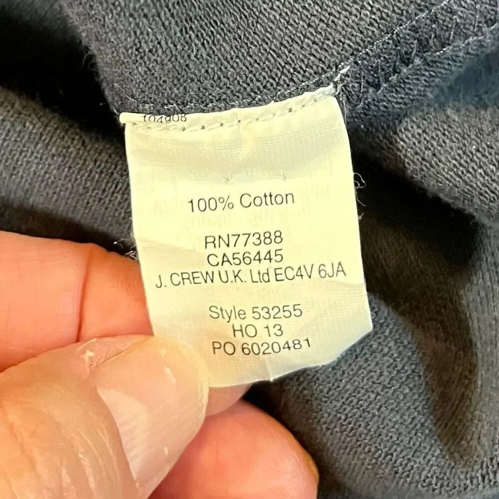 J. Crew Blue Solid Color Collared Polo Large - Picture 7 of 8